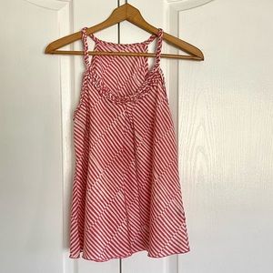 BR 100% Silk Braided Neck Tank Top